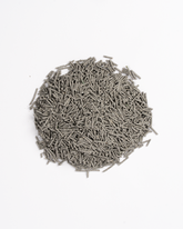 Tofu cat litter charcoal aerial shot